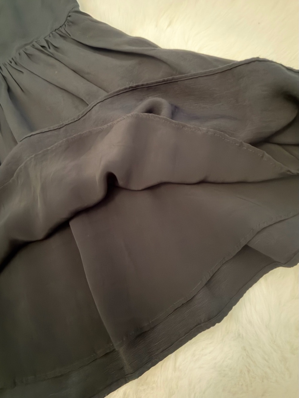 NWT J. Crew Black Taffeta Gemstone Button A Line Shirt Dress - Picture 10 of 16